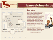 Tablet Screenshot of bau-zeichnerin.de